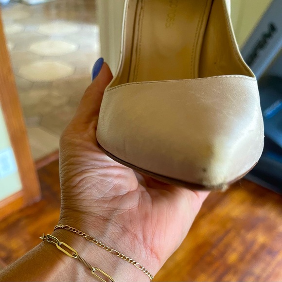 Sergio Rossi pump in cream color,4 inch heels! - Picture 7 of 9